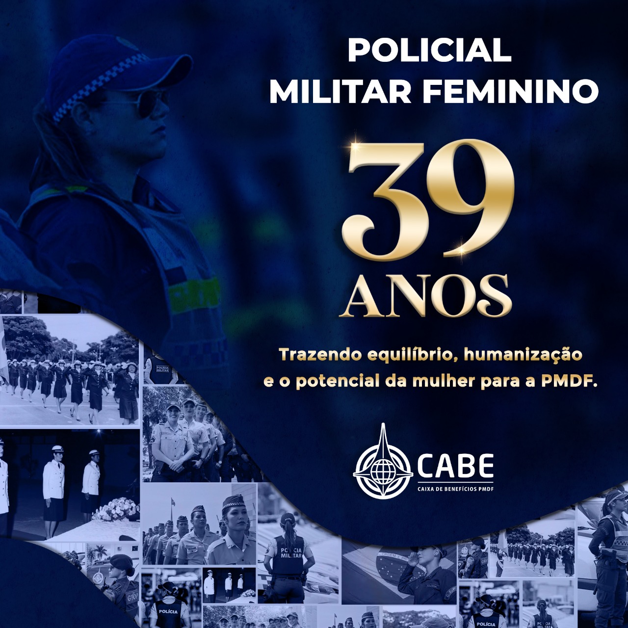 Parabéns Mulheres Policiais Militares! 39 anos!!