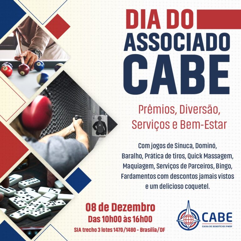 Prêmios, Diversão e muito mais só para você Associado CABE