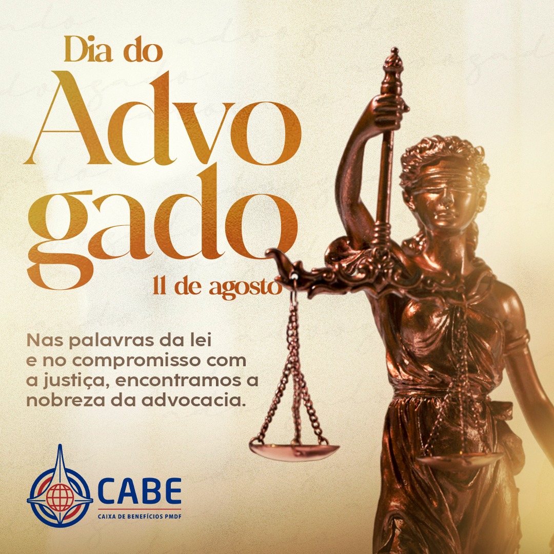 Feliz dia do advogado!