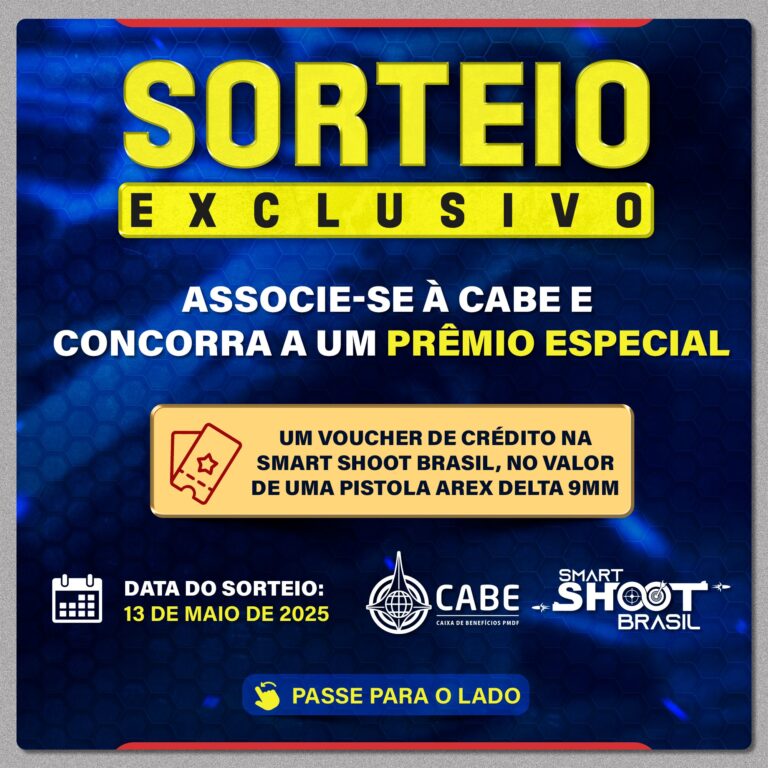 Sorteio exclusivo para novos associados