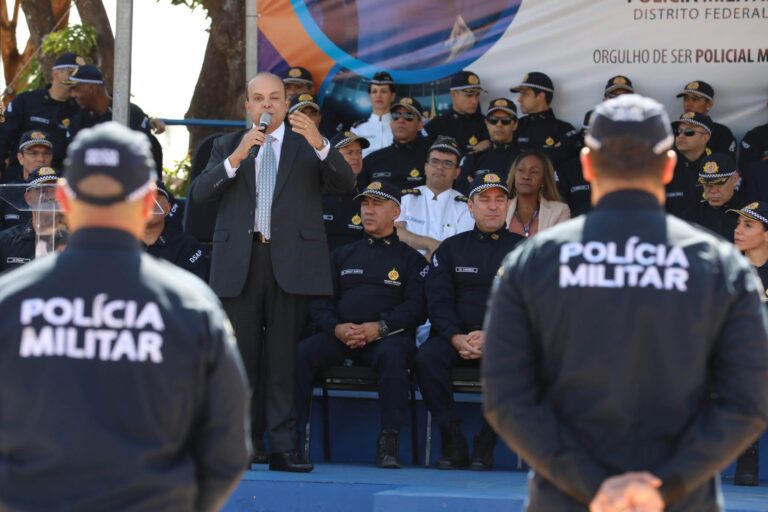 Governador Ibaneis Rocha determina a inclusão da Polícia Militar no GDF Saúde