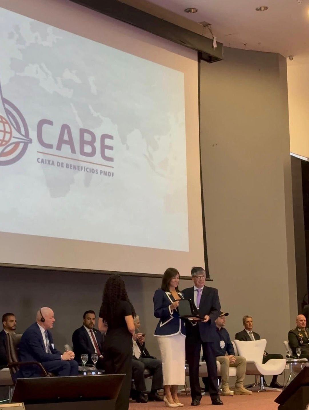 Presidente é homenageada no Seminário Integrado de Segurança Pública e Defesa